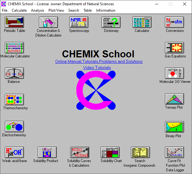 Windows 7 CHEMIX School 10.0 full